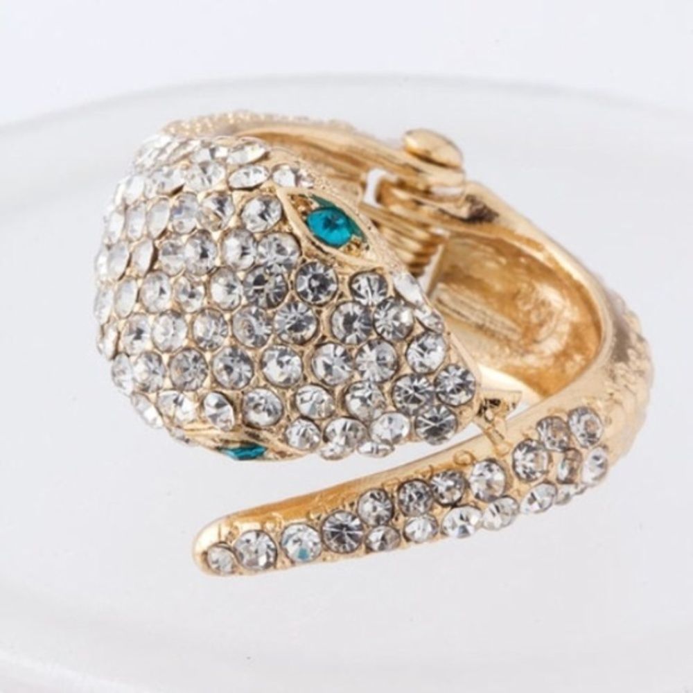 Wrap snake crystal ring - Picture 3 of 4